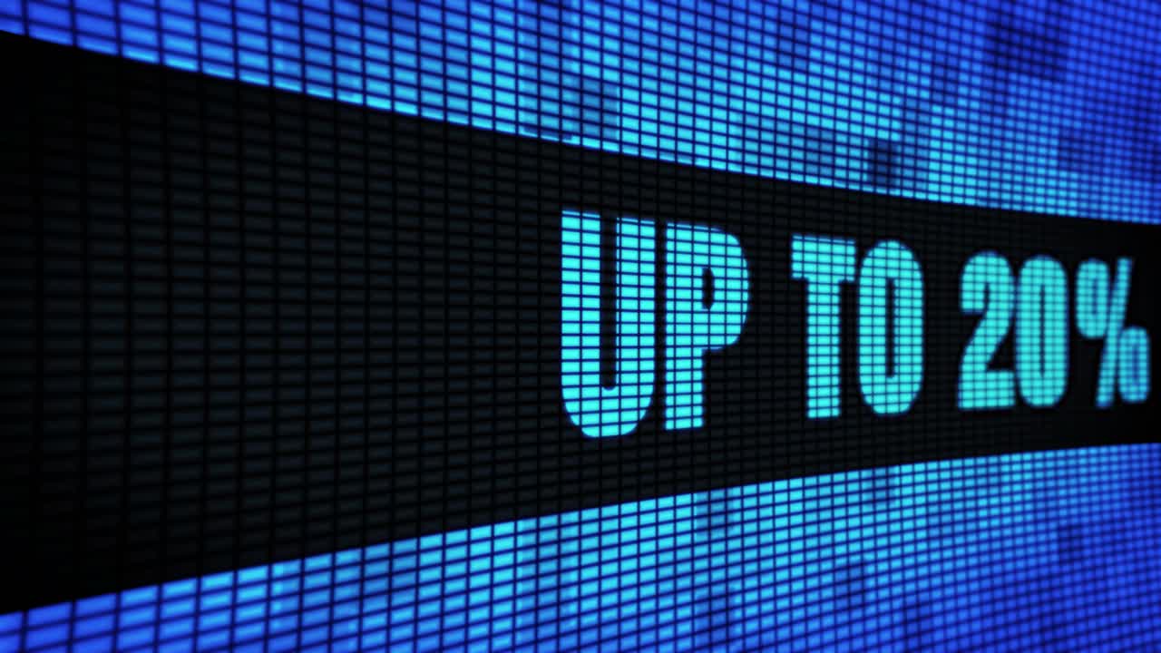 20% Off Sale Promotion on LED Display