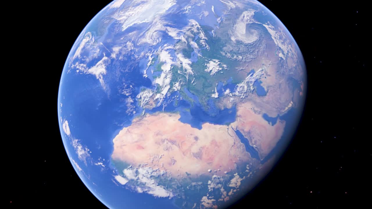 이탈리아 로마 구글 어스 응용 프로그램 비디오에서 확대