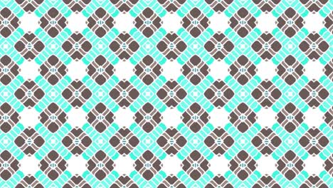 Colorful-Repeated-Slide-Patterns,-Primarily-In-Brown-And-Aqua-like-Colors