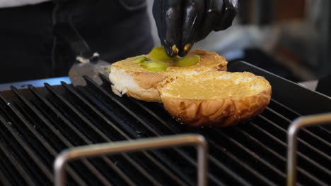 building layers of flavor: pickles on the perfect burger bun