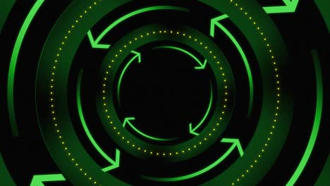 circular arrows background. abstract clean, simple and shiny background animation. beautiful motion design. the concepts of business, finance, technology, futuristic, internet, data, fiber optic, speed, wireless, web, mobile, seamless, loopable