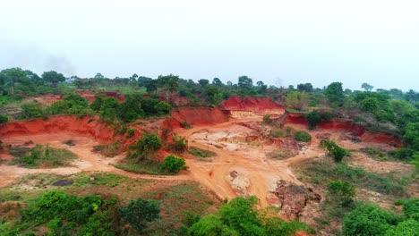 Tierra-Afectada-Por-La-Erosión-De-Cárcavas