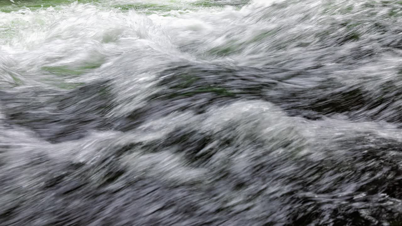 Time lapse of a waterfall on the Kaituna river, Rotorua New Zealand