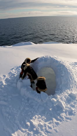 building an igloo