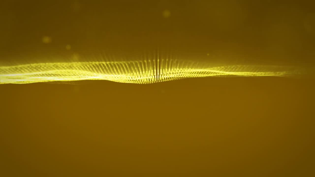 diseño de ondas doradas y negras