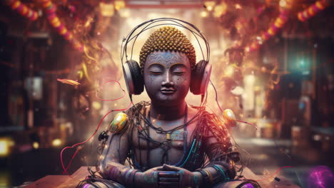 estatuas de buda generadas con ai