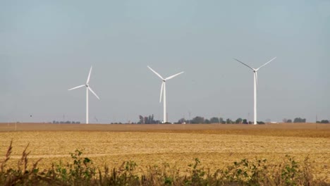 wind turbines generating renewable clean energy - electricity