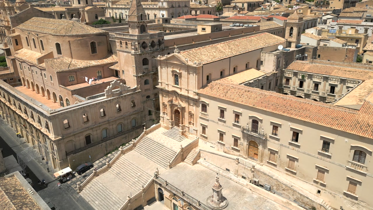 4K Aerial of Noto, Sicily in July 2025