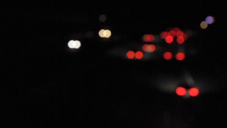 el bokeh aéreo, el tráfico ocupado.