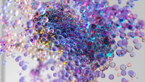 colorful abstract bubbles