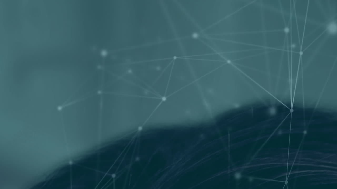 red de conexiones contra el cierre del cabello de una persona