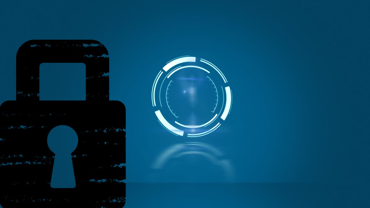 animación del círculo de carga sobre el candado