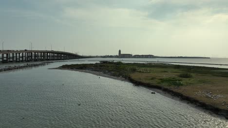 Isla-De-Aves-Cerca-De-Sobrinas-Bay-En-Texas-Cerca-De-Corpus-Christi