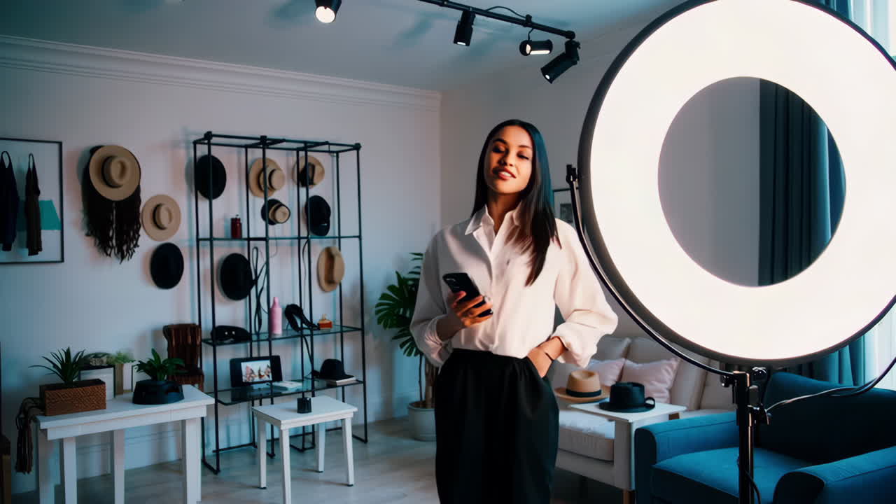 Fashion Influencer Photoshoot in Home Studio