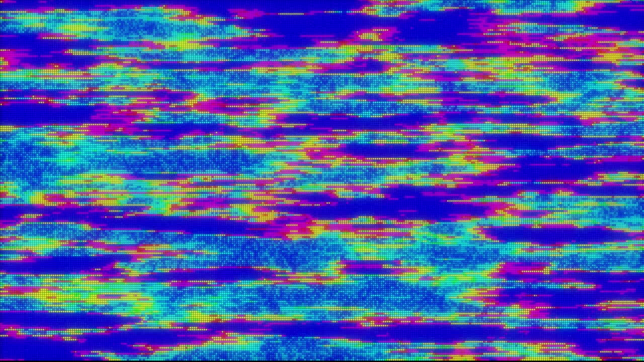 Animation of rectangles on screen with stripes in seamless loop