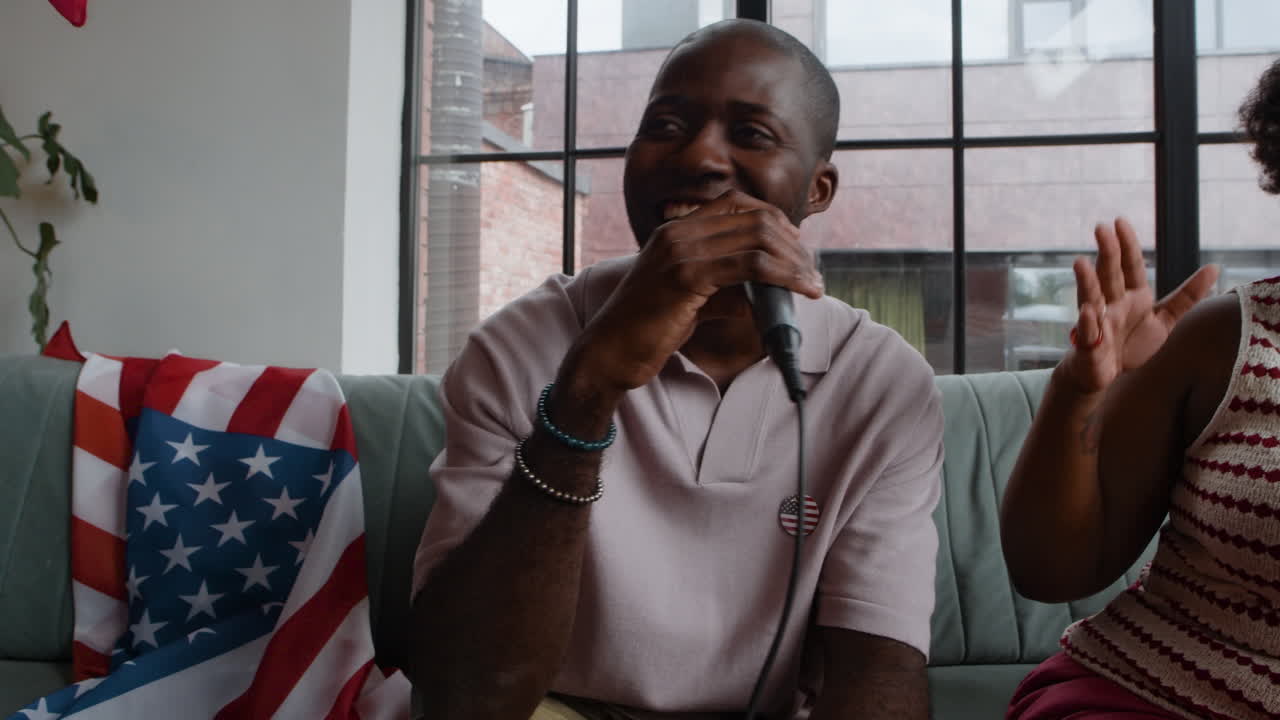 Friends Celebrating a Party at Home