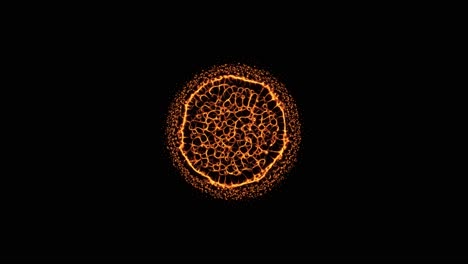 expanding circular growth of organic root network