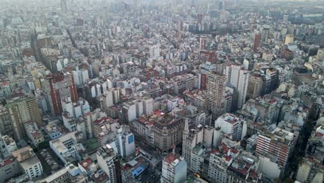 buenos aires urban megacity argentina capital aerial drone south america concrete apartment blocks