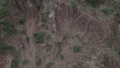 Weathered-Rock-Formations-At-La-Tatacoa-Desert-In-Central-Colombia