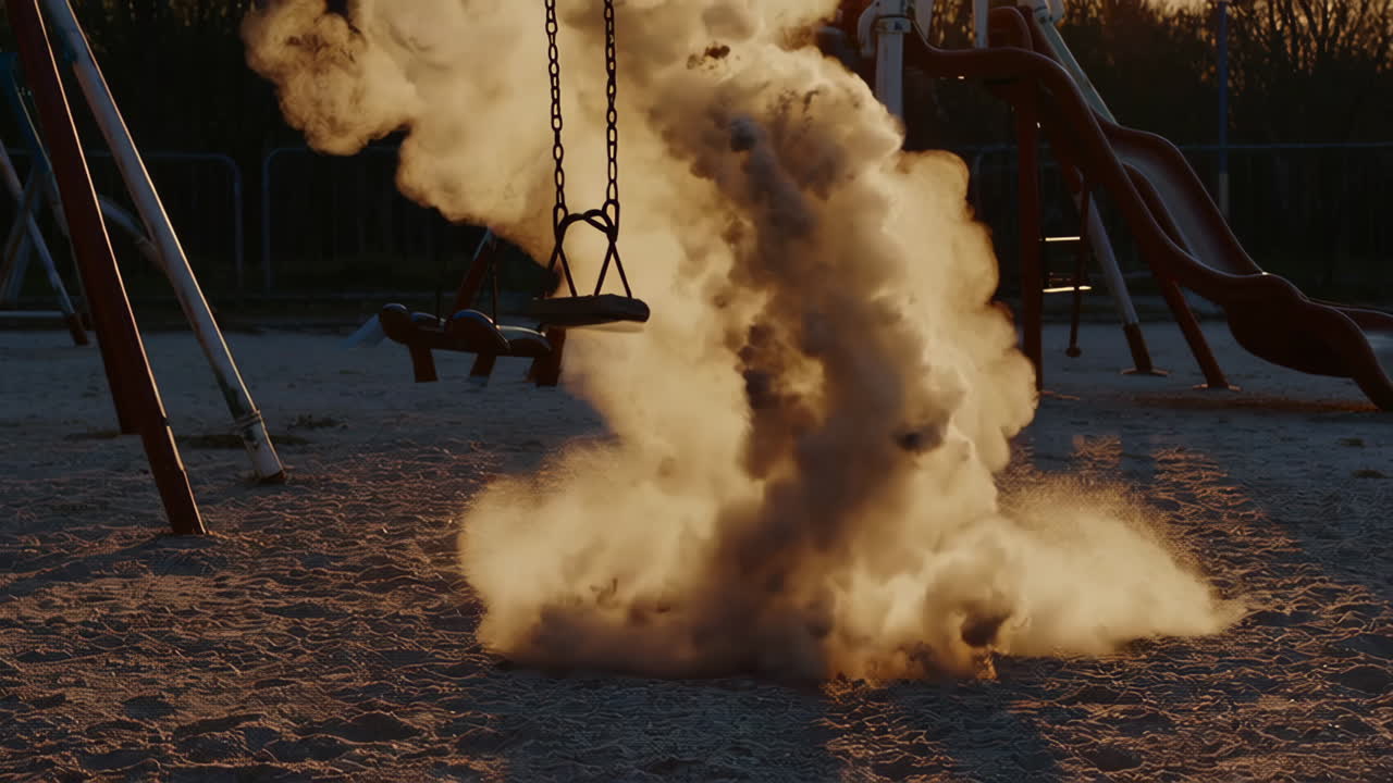 Dust Cloud at Playground