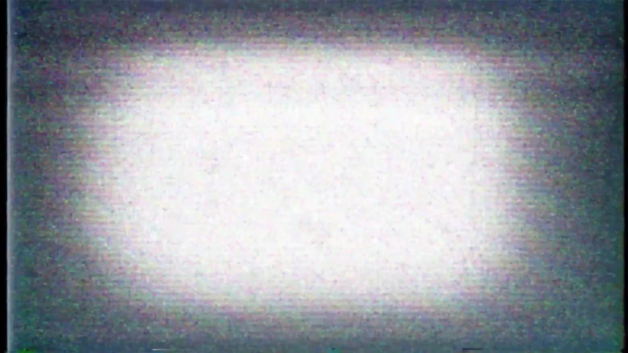 Retro Analog TV Static Noise with Glitches and Interference