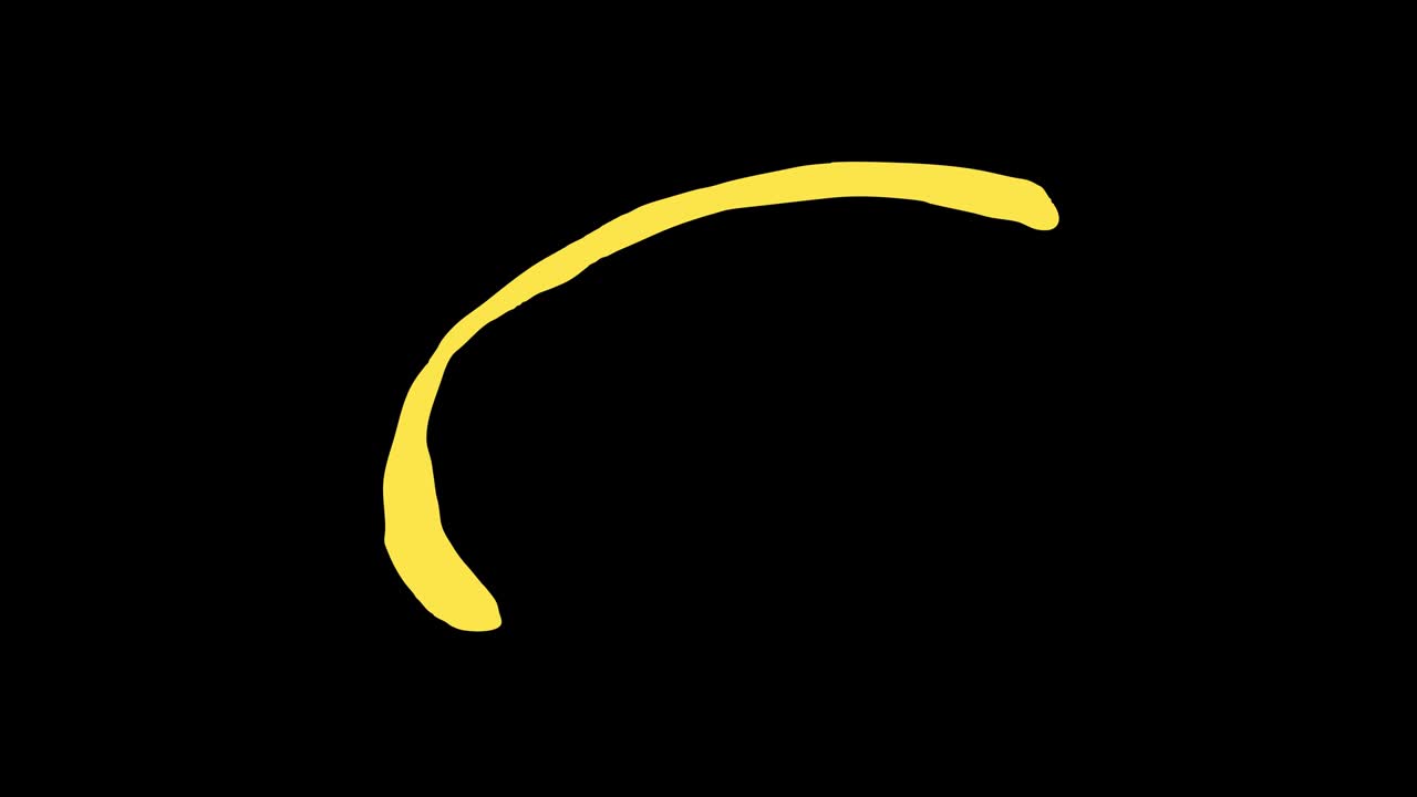 다른 효과의 노란색은 검은색 배경에 박인다