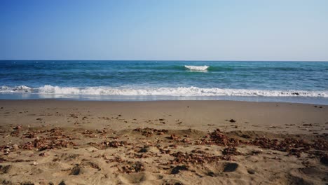 Empty-beach-on-the-south-of-Europe