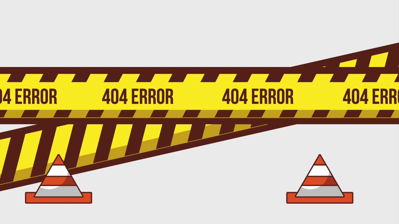 animación de la página de error 404