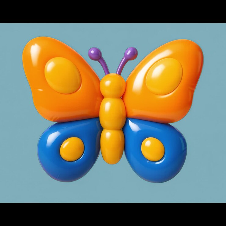 Colorful 3D Butterfly Toy