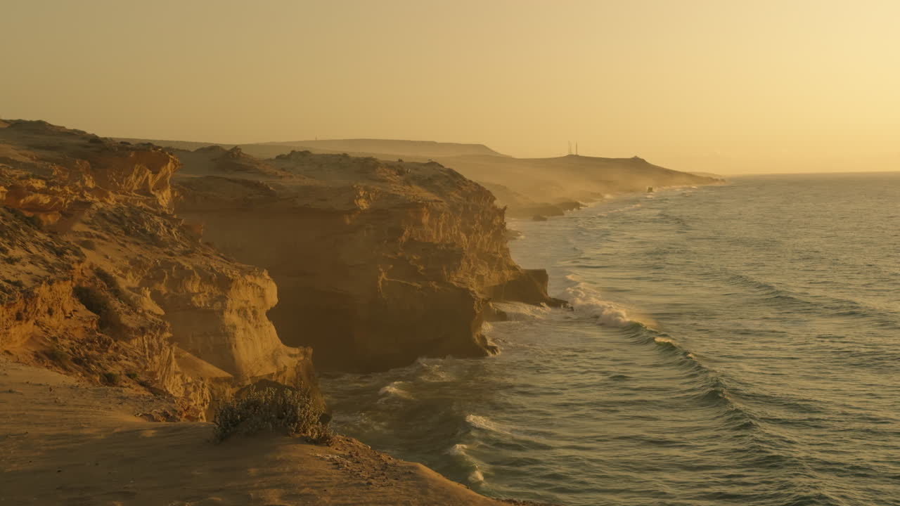 Golden Sunset Coastline