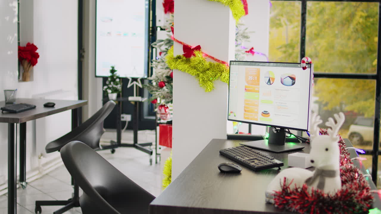 Festive Office Christmas Decorations