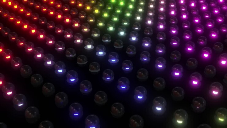 Abstract Glowing Spheres