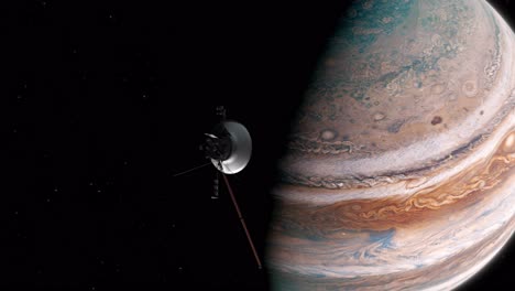 la sonda espacial voyager sobrevuela el gigante gaseoso júpiter