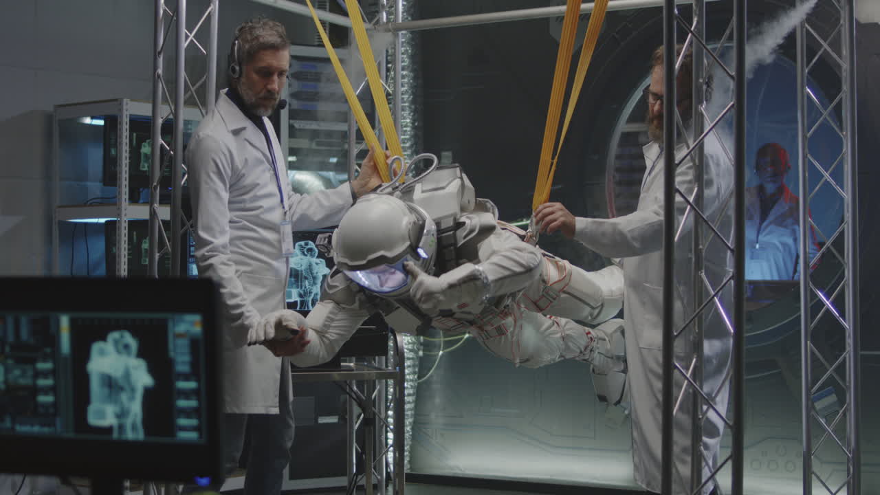 Astronaut Training Simulation in a Research Facility