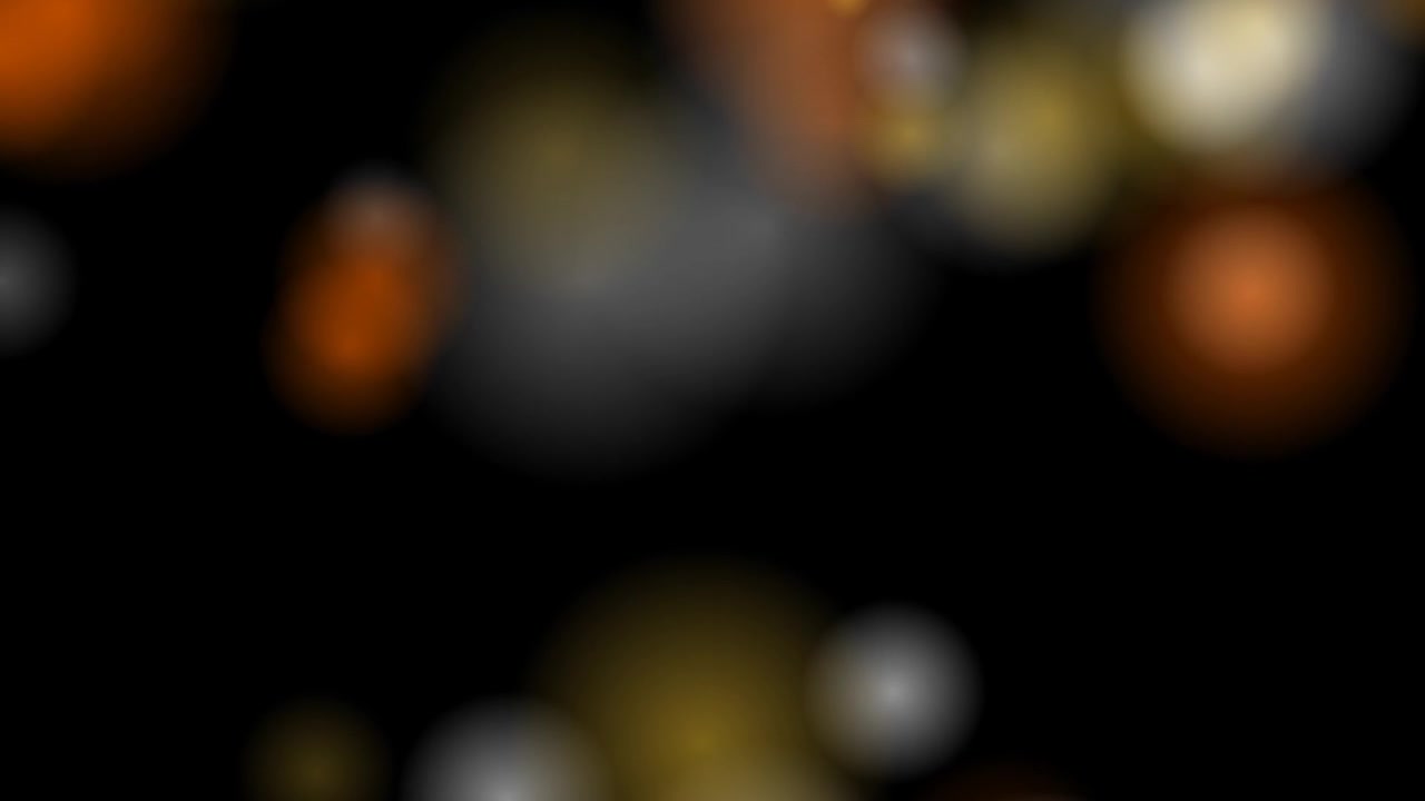 Sfondo Astratto di Luci Bokeh Dorate e Argentate Fluttuanti