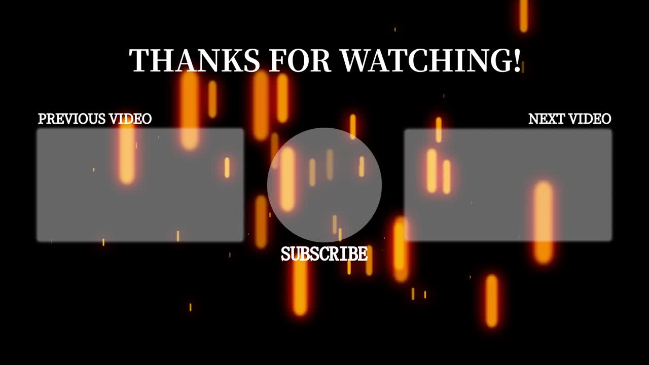 iluminación del objeto tarjeta final pantalla final gráficos de movimiento