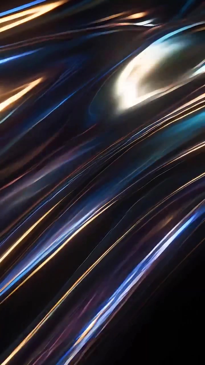 Abstract Metallic Waves Background 4K
