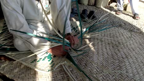 the art of rattan weaving