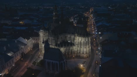 Saint-Elizabeth-Cathedral,-is-a-Gothic-cathedral-in-Košice