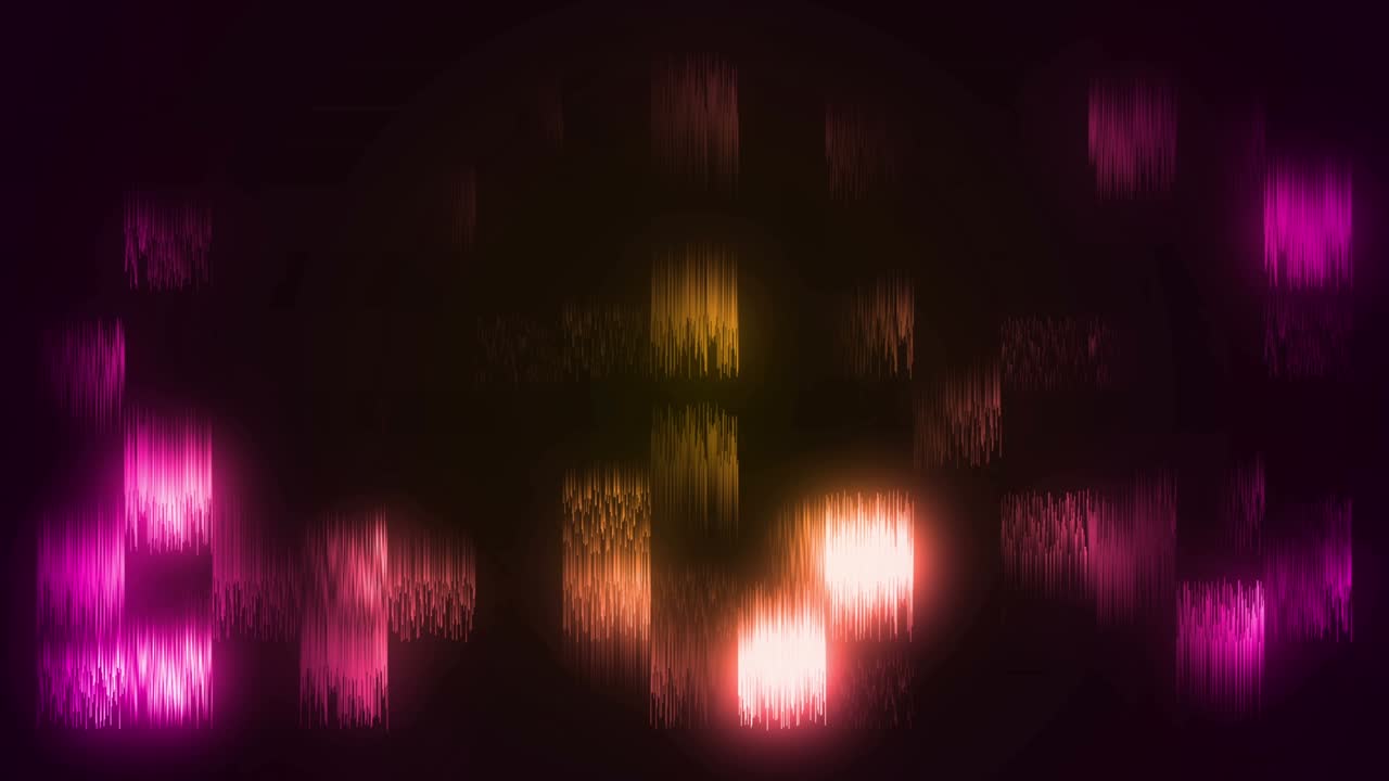 bucle de fondo de partículas brillantes abstractas