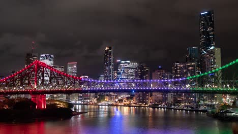 Ciudad-De-Brisbane-Por-La-Noche