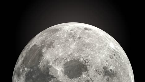 it is a video of the rotating moon.