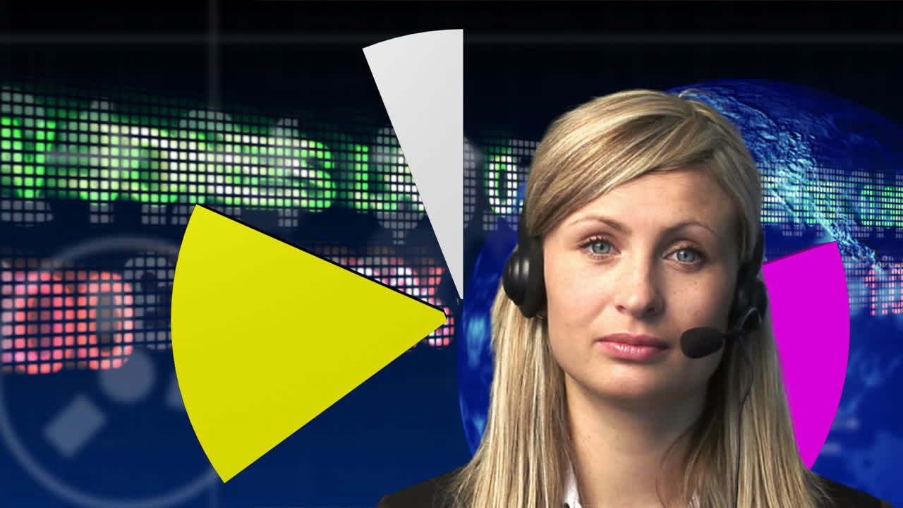 Empresaria trabajando