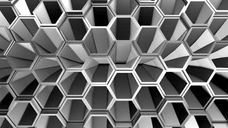 el fondo de los hexágonos