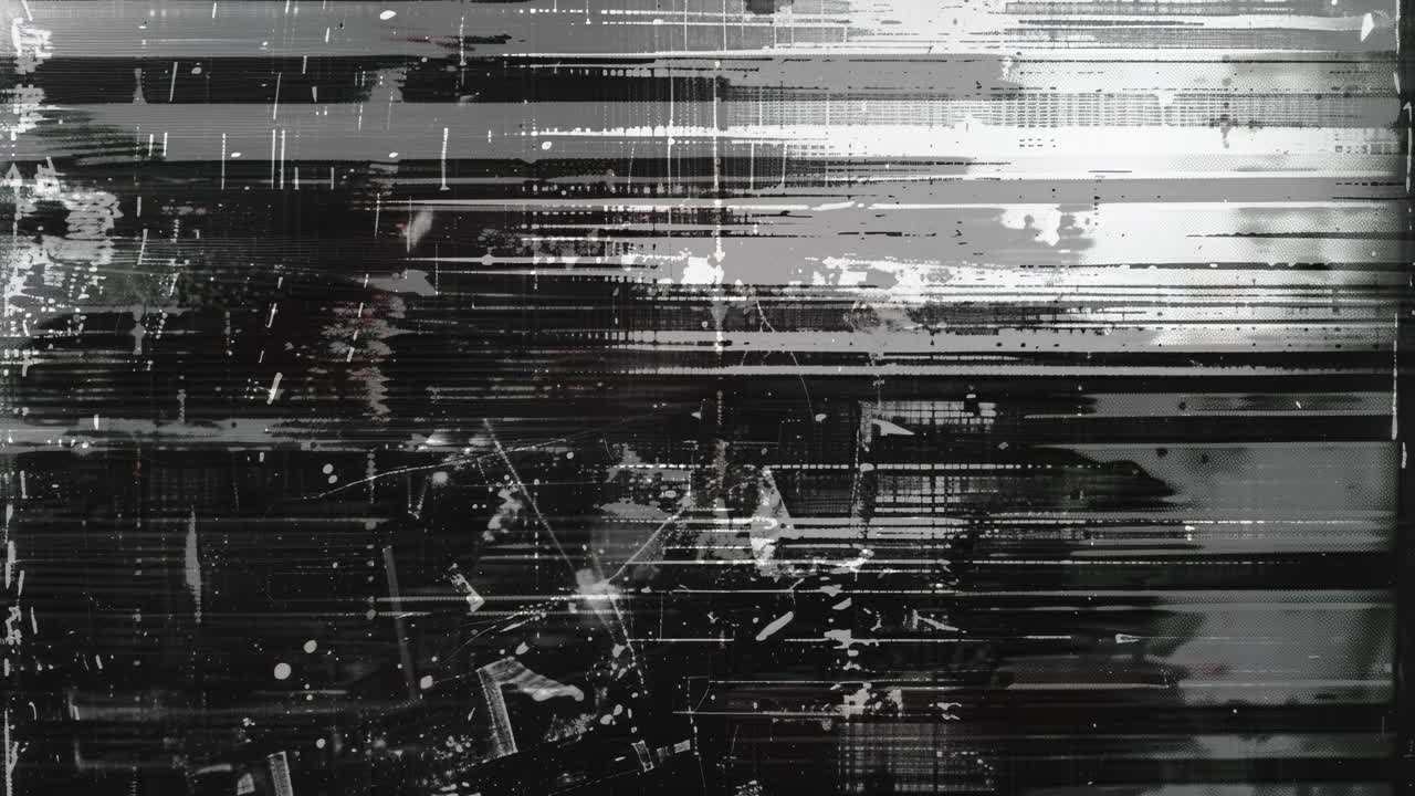 추상적인 조명과 움직임의 장애