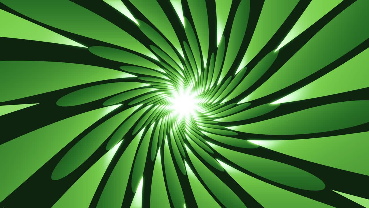 fondo del túnel de vórtice floral abstracto animación en bucle