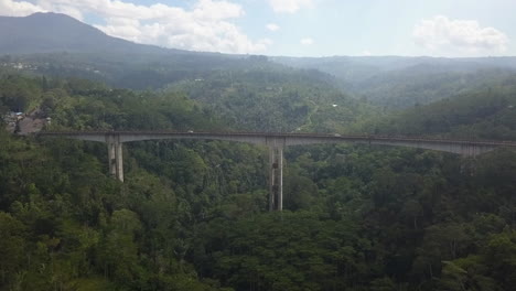 Traffic-crosses-Bali's-highest-longest-bridge-Jembatan-Tukad