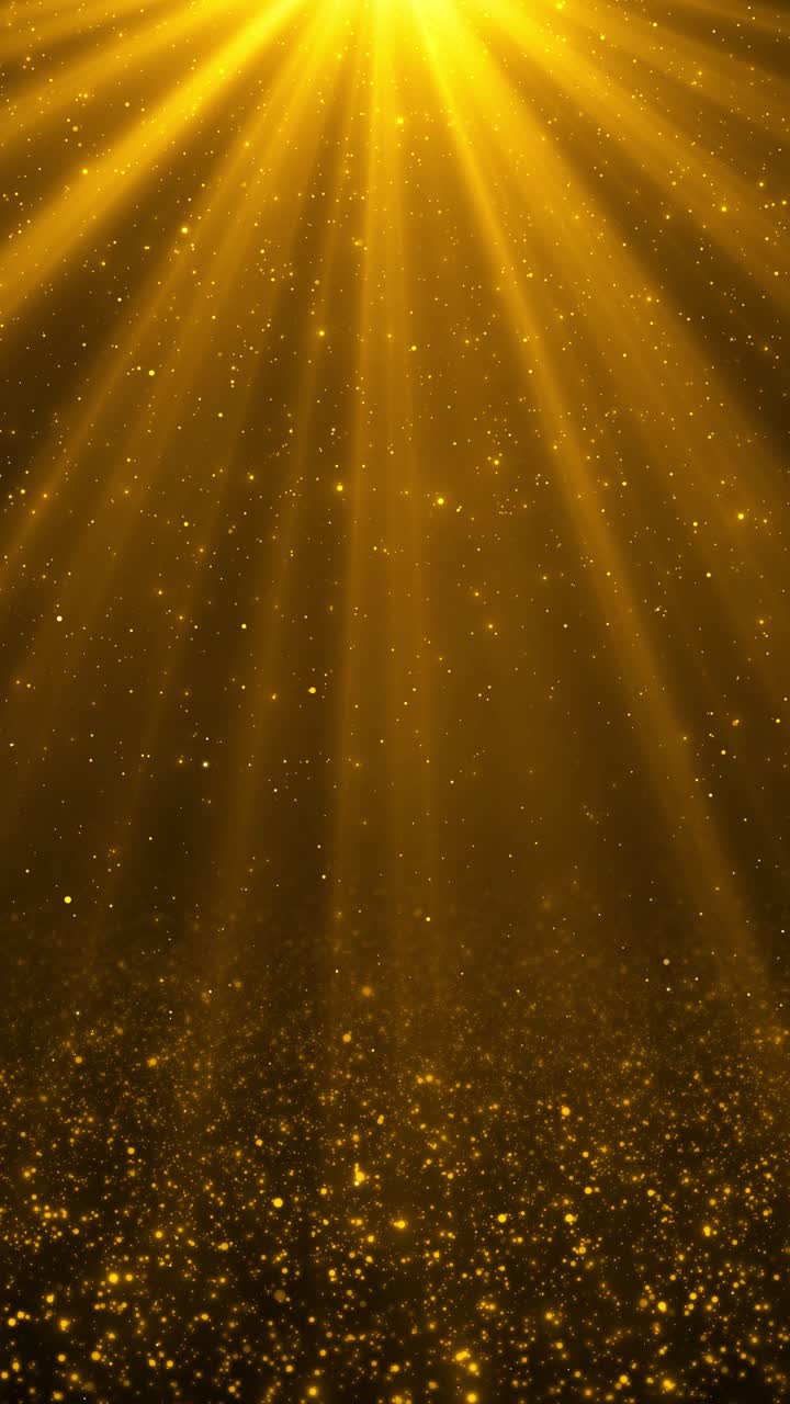4k gold rays spotlight flying particles empty scene light product xmas background christmas