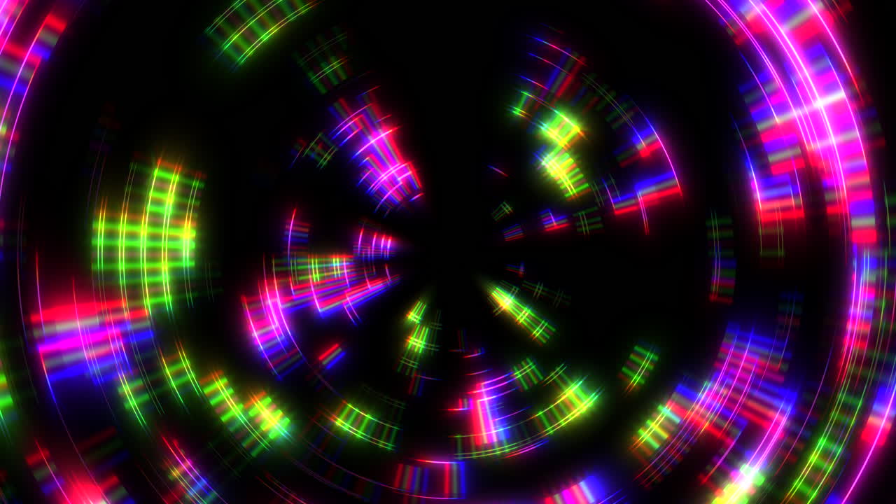 espiral colorida de luces elemento visual vibrante y versátil para sitios web y decoración