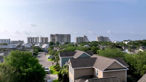 North-Myrtle-Beach-Con-Casas-Y-North-Beach-Tower-En-Tiro